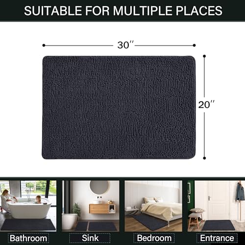 Luxury Bathroom Rug Shaggy Bath Mat 20 x 32 Inch