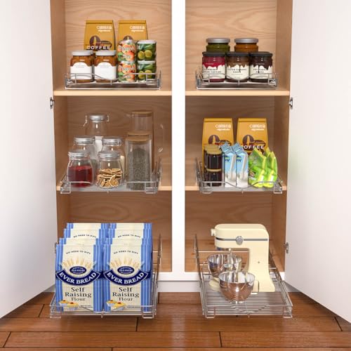 1 Tier Pull Out Cabinet Organizer