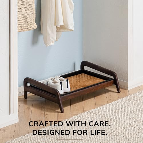 Heavy Duty Waterproof Wooden Shoe Storage Mat Organizer