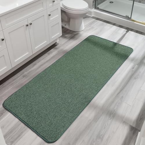 Bath Mat Ultra Thin Bathroom Runner Rugs (12.5 Sq Ft)