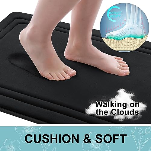Memory Foam Bath Mat Rug 59x34