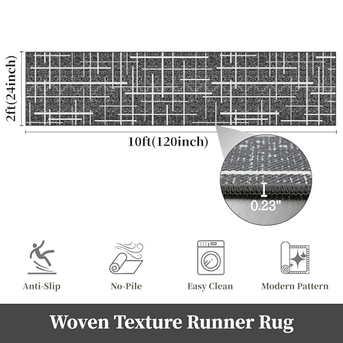 Non Slip Hallway Runner Rug 2x10 (20 Sq Ft)