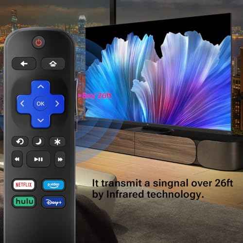 for Roku TV Remote Control Replacement
