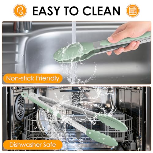 Silicone Serving Tongs for Cooking 9