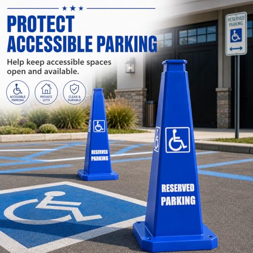 Reserved Parking Cones 3 Pack
