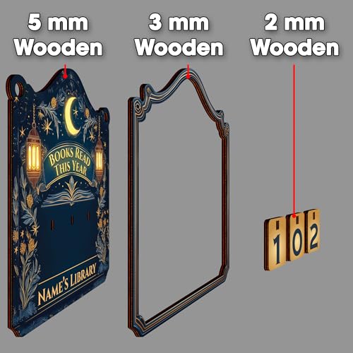Personalized Books Read This Year Wooden Sign
