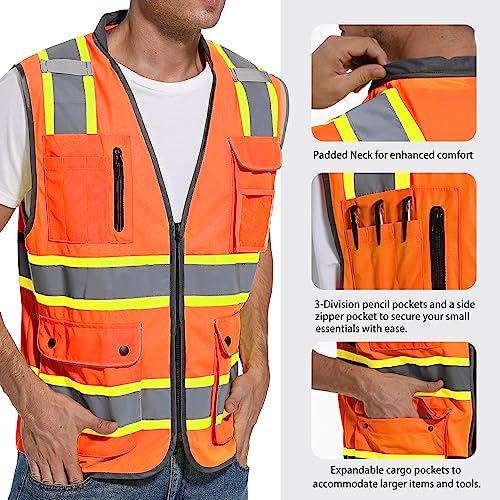 Reflective Safety Vest for Men and Women