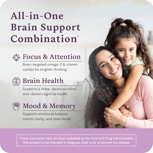 Brain Supplement for Natural Focus & Attention (30 Count)