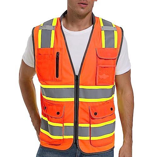 Reflective Safety Vest for Men and Women