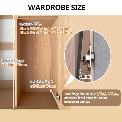 Pull Down Closet Rod