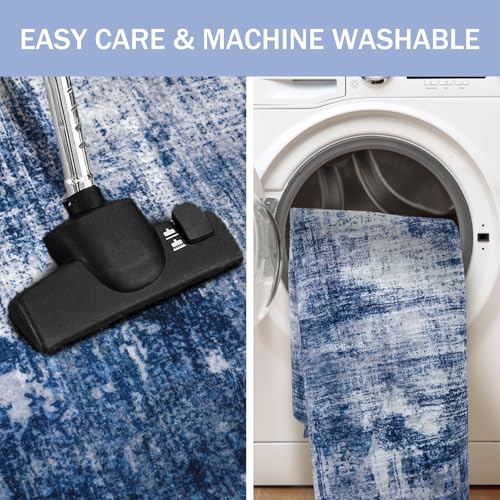 Abstract Runner Rug 3x10 Ft Washable Runners for Hallways (30 Sq Ft)