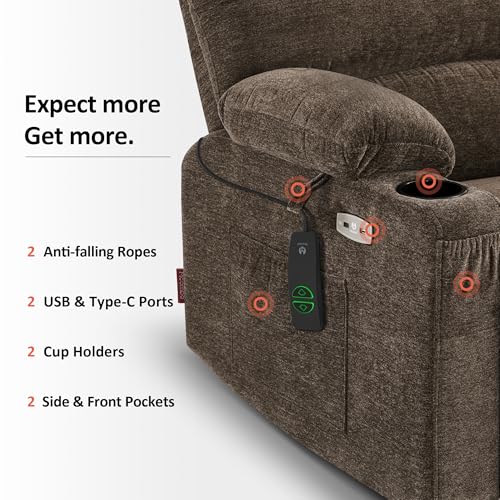 Oversized Power Lift Recliner Chair for Big and Tall Elderly
