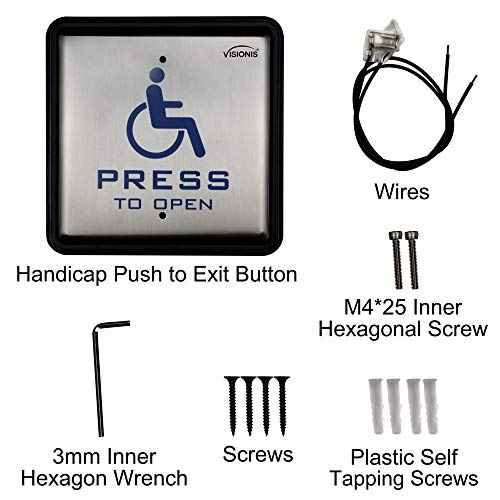 VIS 7039 Handicap Push to Exit Button