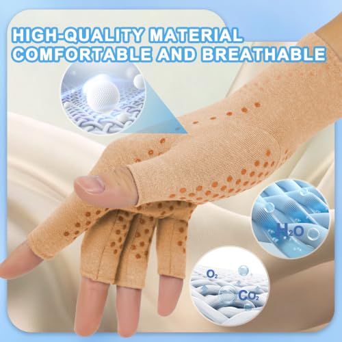 2 Pair Arthritis Compression Gloves for Hand Arthritis (2 Count)