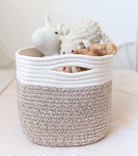 Cotton Rope Basket for Shelf Storage