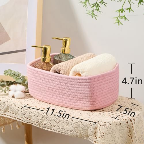 Small Storage Baskets for Organizing (4 Count)