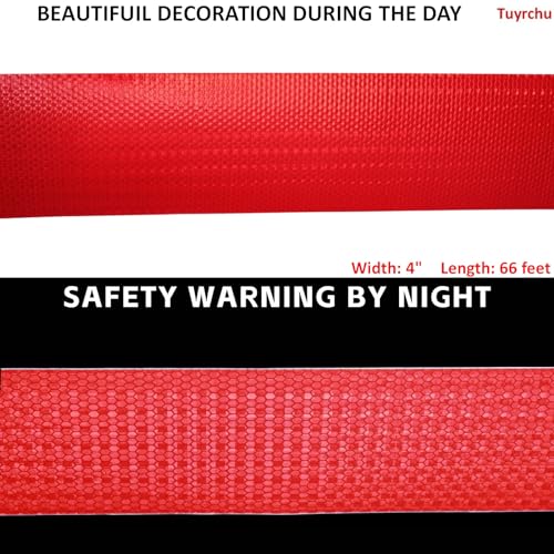 Red Reflective Tape 4 inch Wide