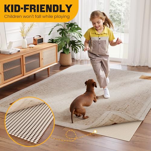 Non Slip Rug Pad Gripper 7x9 Feet (63 Sq Ft)