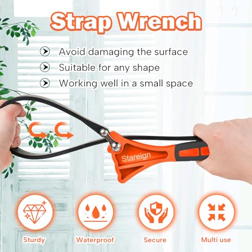 2 Pack Rubber Strap Wrench (2 Count)