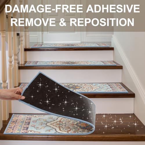 Non Slip Stair Treads for Wooden Steps Indoor (25 Sq Ft)