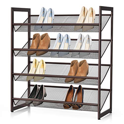 4 Tier Metal Shoe Rack