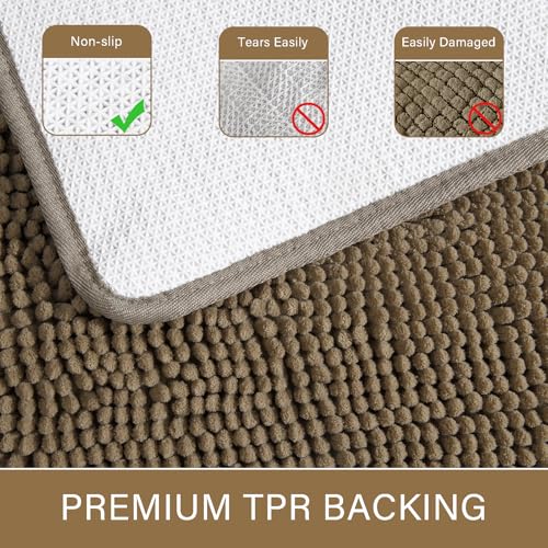 Luxury Bathroom Rug Shaggy Bath Mat 24 x 70 Inch