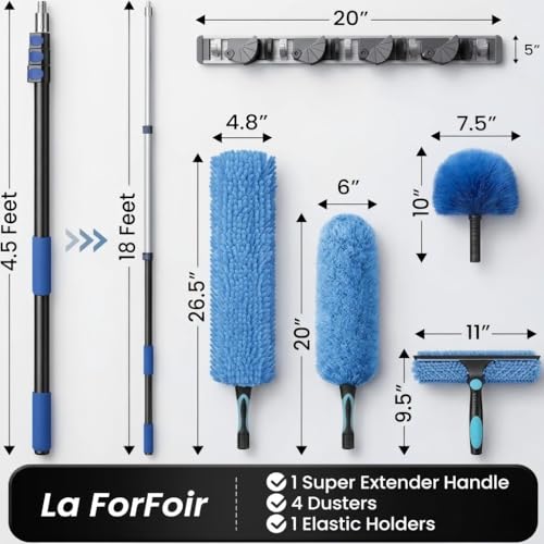 25ft High Ceiling Duster Kits with 5