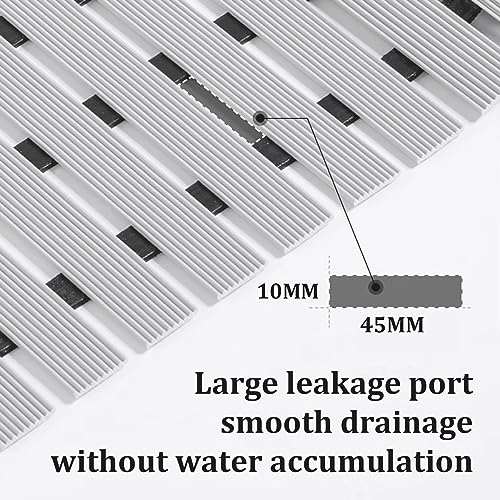 Rubber Shower Mat Non Slip Heavy Duty Large for Inside Shower