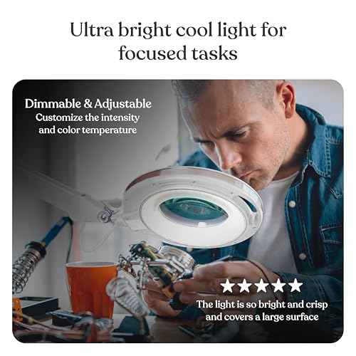 LightView Pro Magnifying Desk Lamp