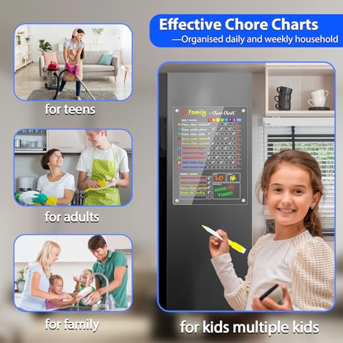 Acrylic Magnetic Chore Chart for Kids
