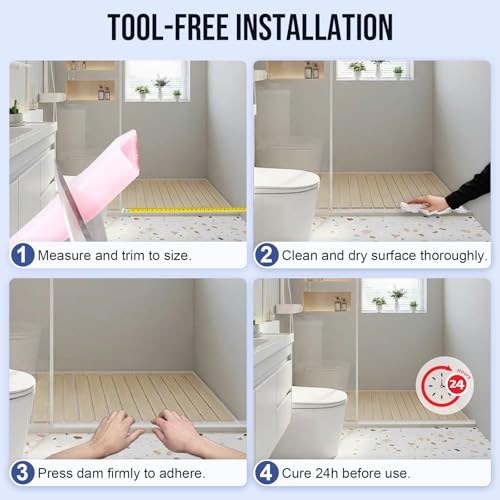 Shower Threshold Water Dam Guard