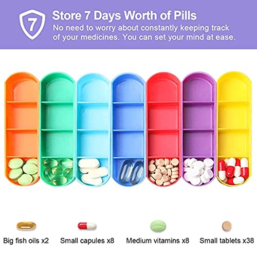 Weekly Stackable Pill Organizer