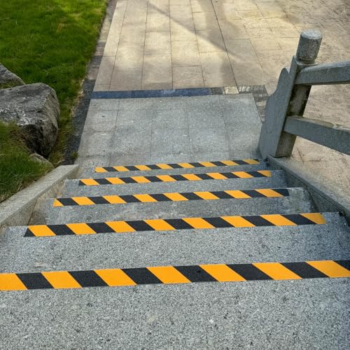 Anti Slip Safety Grip Tape 2 Inch x 60 Ft Heavy Duty Black & Yellow - Bel Marant