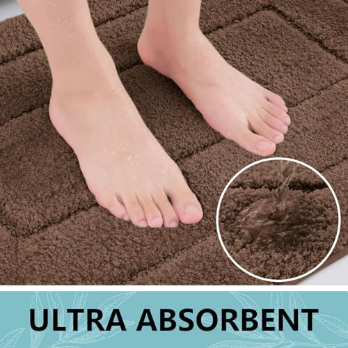 Microfiber Bathroom Rugs 24x16