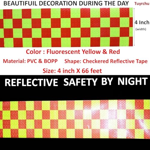 Reflective Tape 4 inch X 66 feet X 10 Rolls
