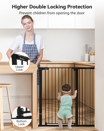 42" Extra Tall Baby Gate for Stairs