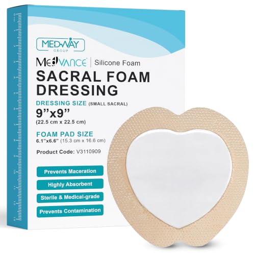 Silicone Foam Adhesive Dressing (5 Count)