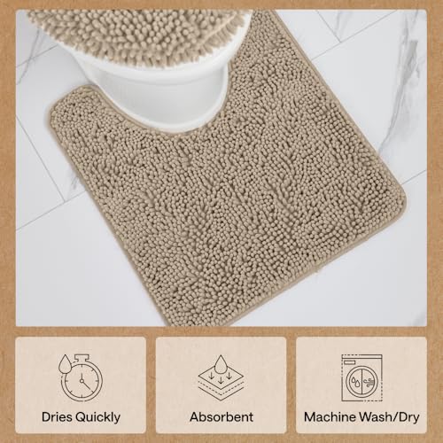Bathroom Area Rug Sets 2 Piece (7.41 Sq Ft)