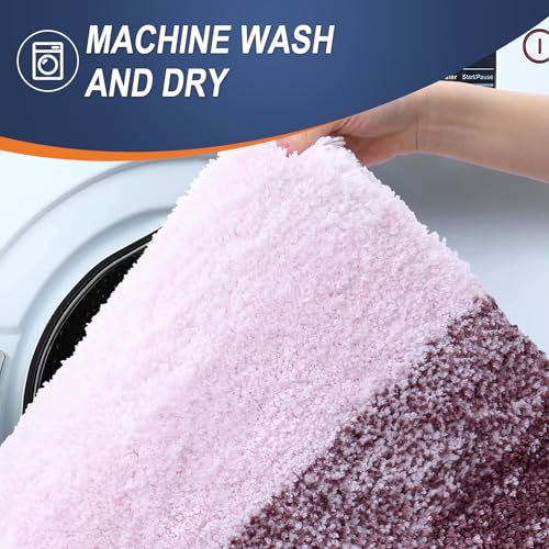 Micorfiber Bathroom Rug Set 2 Piece (4 Count)
