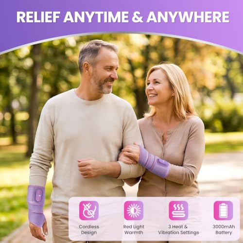 Wrist Heating Pad Red Light Massage Carpal Tunnel