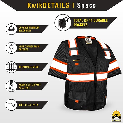 UNDERBOSS Safety Vest with Sleeves ANSI Unrated