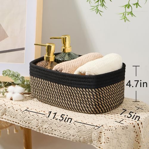 Small Storage Baskets for Organizing (4 Count)