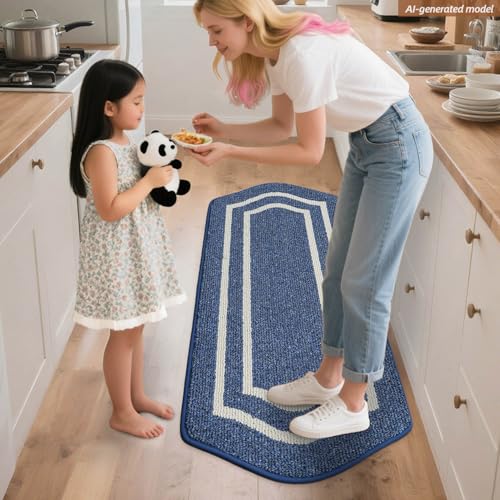 Long Kitchen Floor Mats and Rugs Non Slip Washable