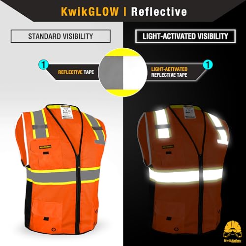 BIG KAHUNA Hi Vis Safety Vest [15PK] Class 2 (15 Count)