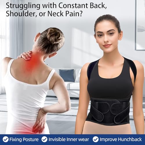 Upgraded Posture Corrector for Women & Men