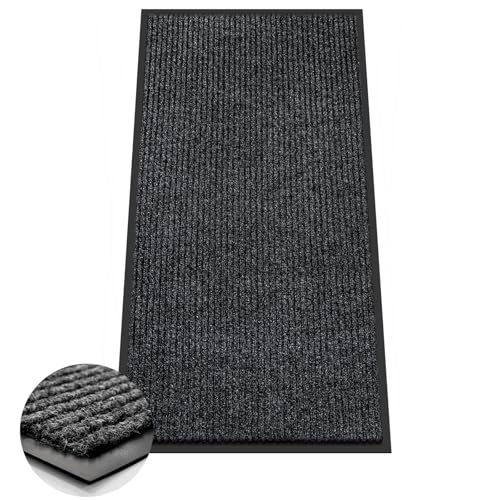 2'x4' Indoor Outdoor Door Mat Heavy Duty Front Door Mat Absorbent (8 Sq Ft)