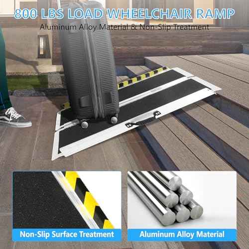 4FT Portable Wheelchair Ramp (331.52 Ounce)