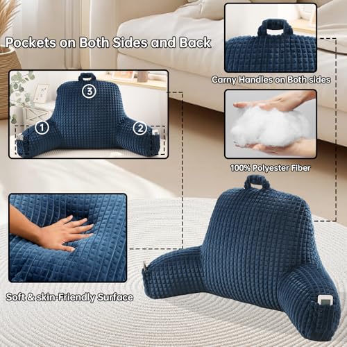 Reading Pillow with Arms for Bed Sitting