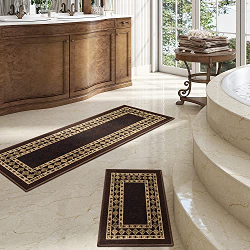 Alfombras Modern Bordered 2pc Non