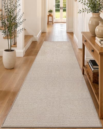 Runner Rug 36"x120"Non Slip Rubber Backing Hallway Rug